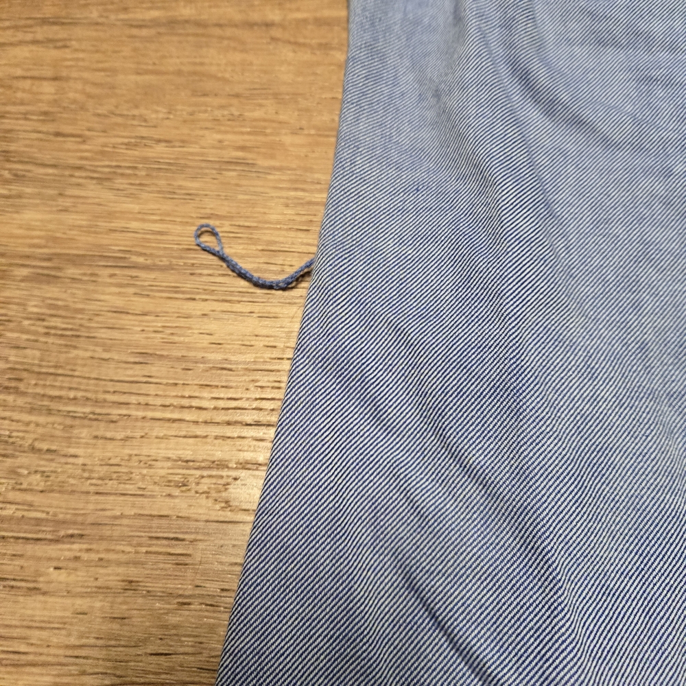 Vineyard Vines Blue and Yellow Sleeveless Dress Size 00 100% Cotton - Picture 4 of 7